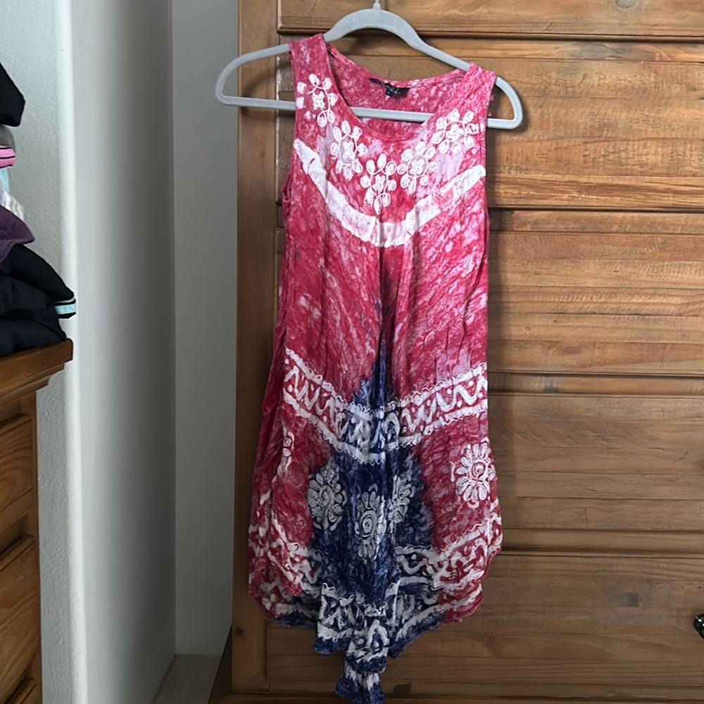 Pink & purple casual dress or cover up.